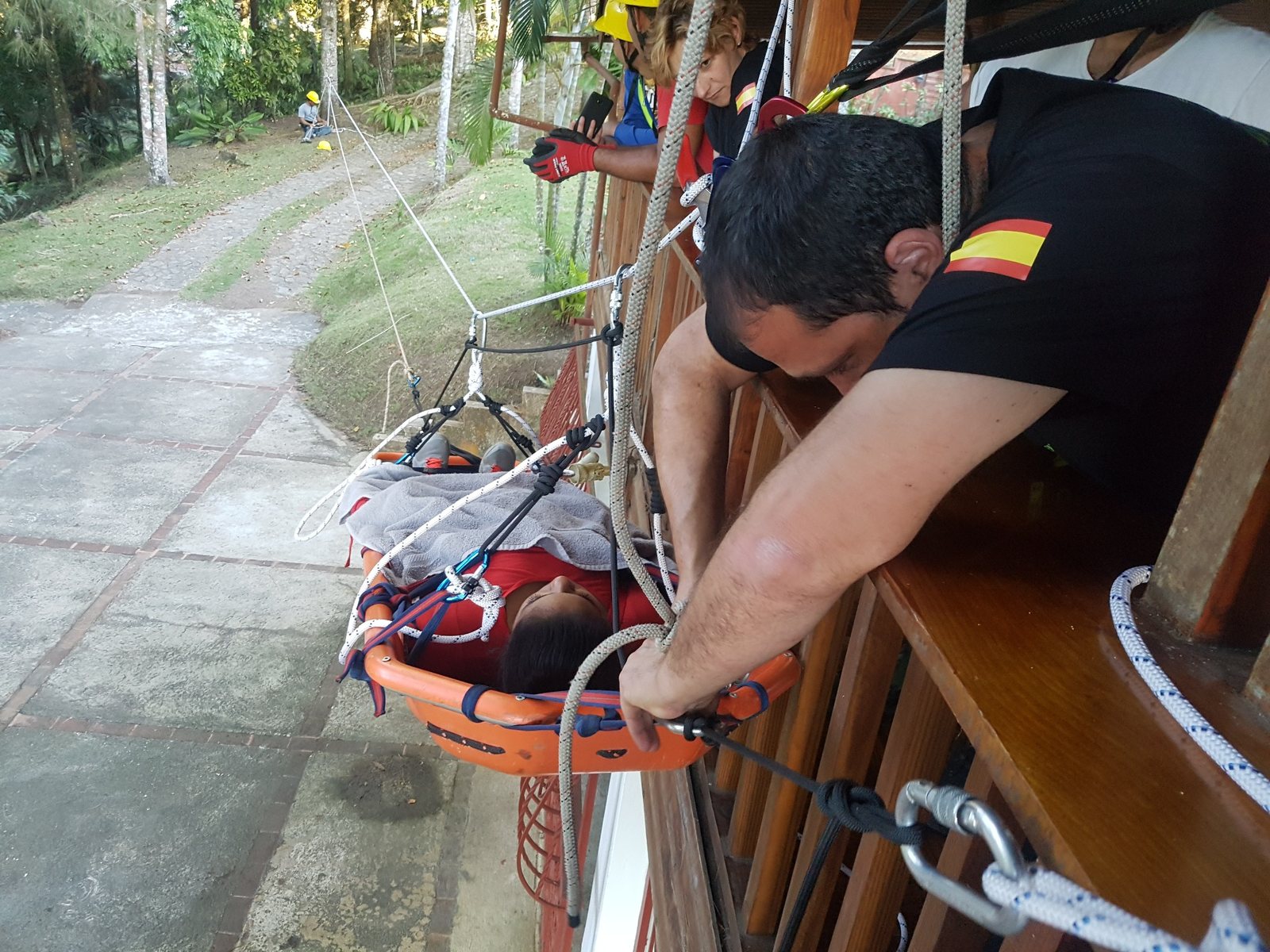 Formación de rescate en República Dominicana en 2019